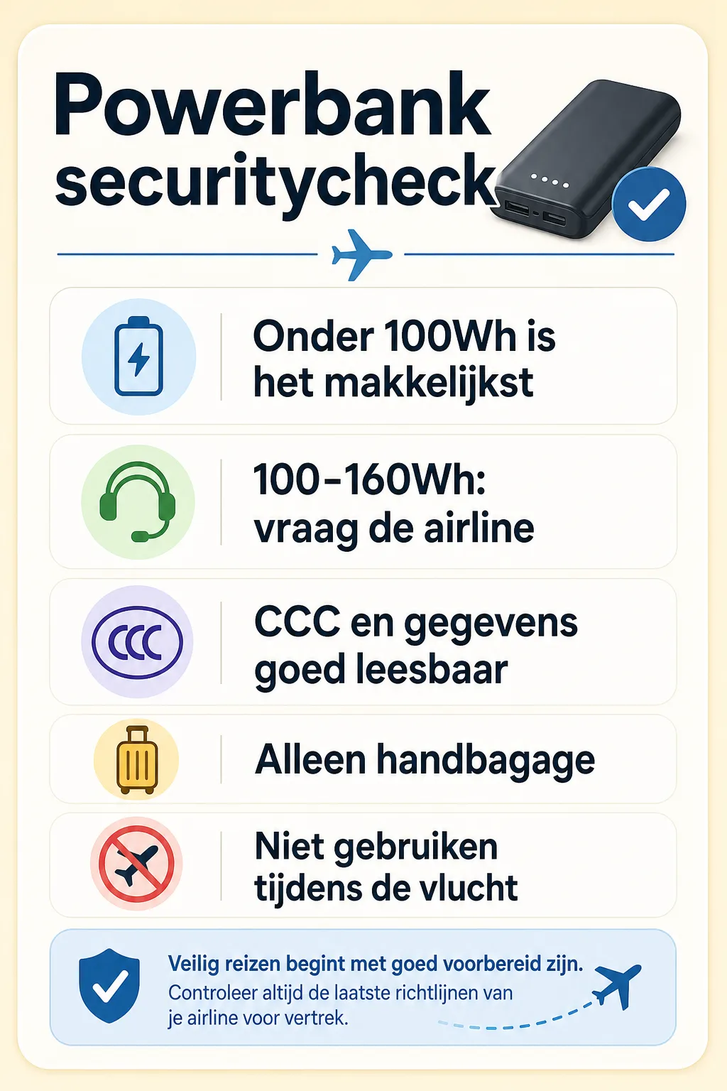 Bewaarkaart voor limieten, markering, handbagage en gebruik tijdens binnenlandse vluchten in China